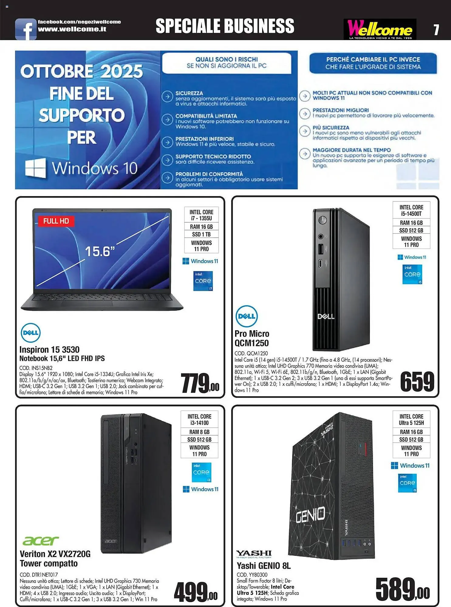 Volantino Wellcome da 6 novembre a 27 dicembre di 2025 - Pagina del volantino 7