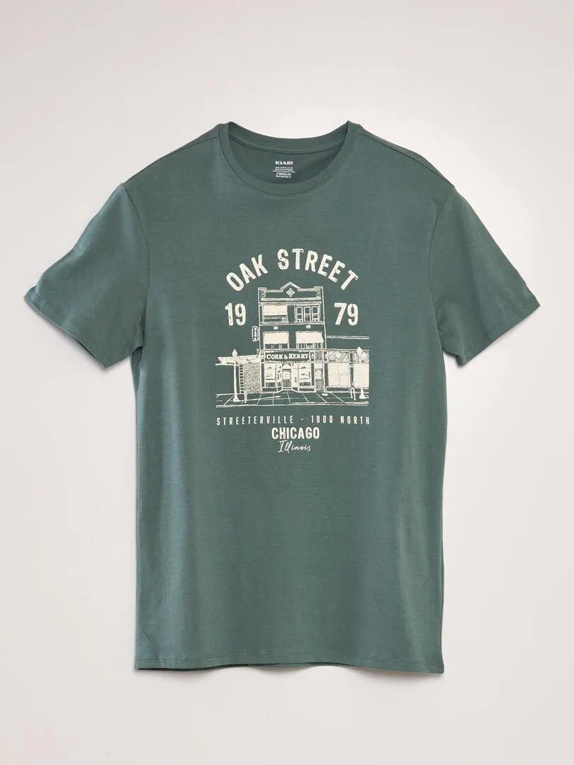 Camiseta estampada - VERDE