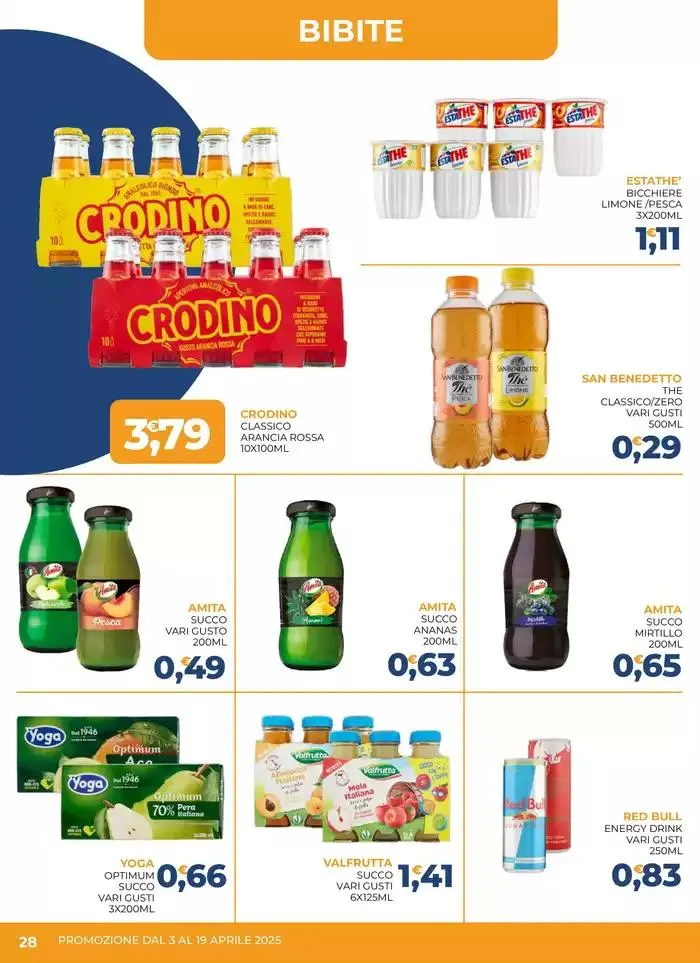 Promozione dal 3 al 19 aprile da 3 aprile a 19 aprile di 2025 - Pagina del volantino 28