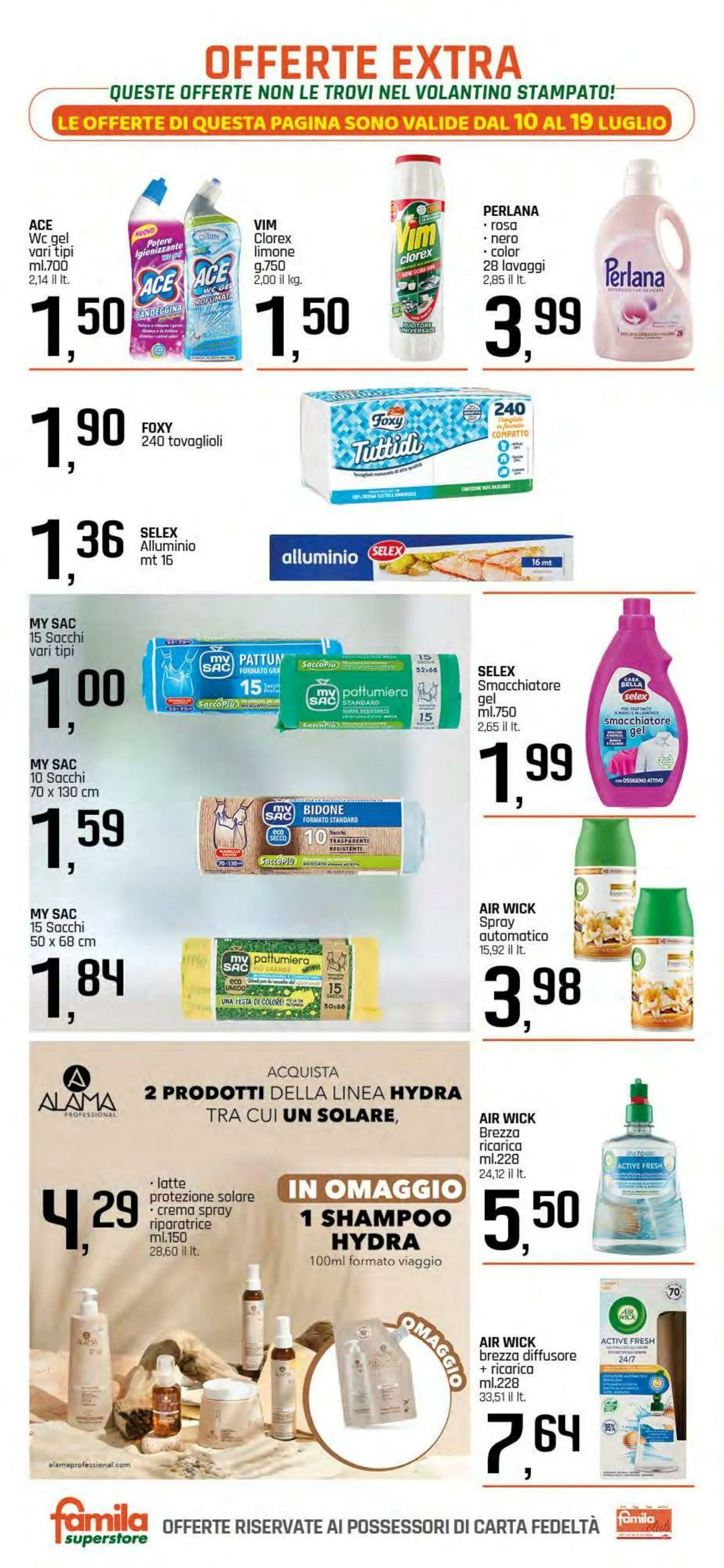 Famila Volantino attuale da 10 luglio a 19 luglio di 2025 - Pagina del volantino 24