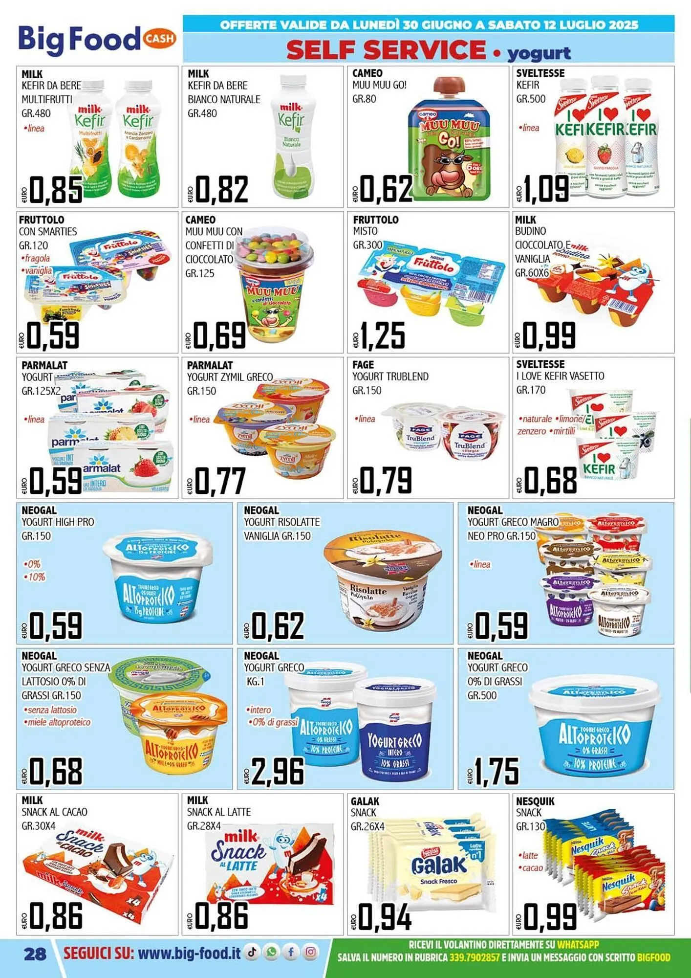 Volantino Big Food da 30 giugno a 12 luglio di 2025 - Pagina del volantino 28
