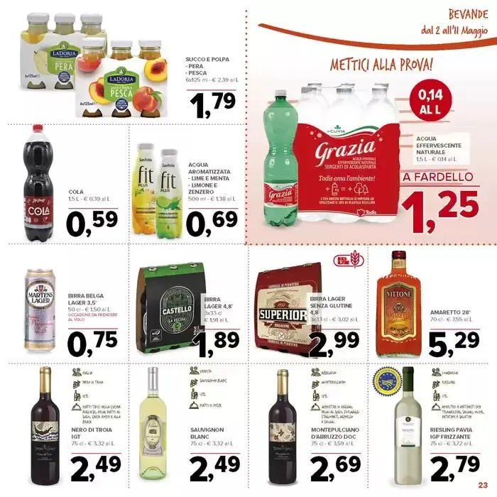Prendi 2, paghi 1 da 2 maggio a 11 maggio di 2025 - Pagina del volantino 23
