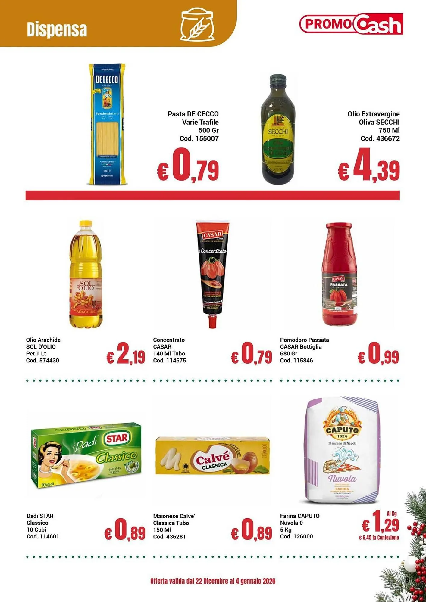Volantino Centro Cash da 22 dicembre a 4 gennaio di 2026 - Pagina del volantino 9