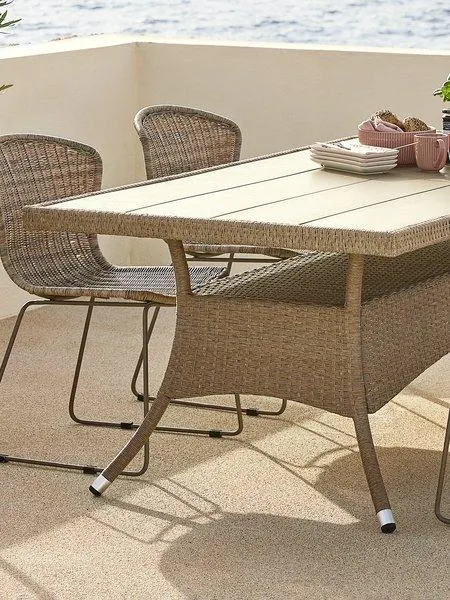 Tavolo da esterno STRIB P96xL200 naturale