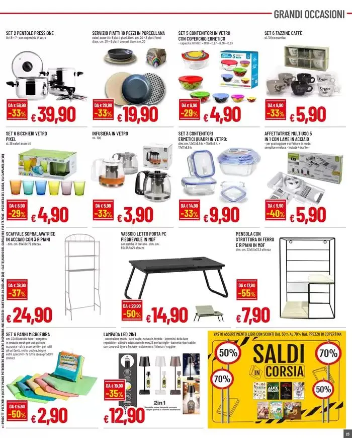 TANTI PRODOTTI DA 0,50 A 3,00€ da 9 gennaio a 22 gennaio di 2025 - Pagina del volantino 23