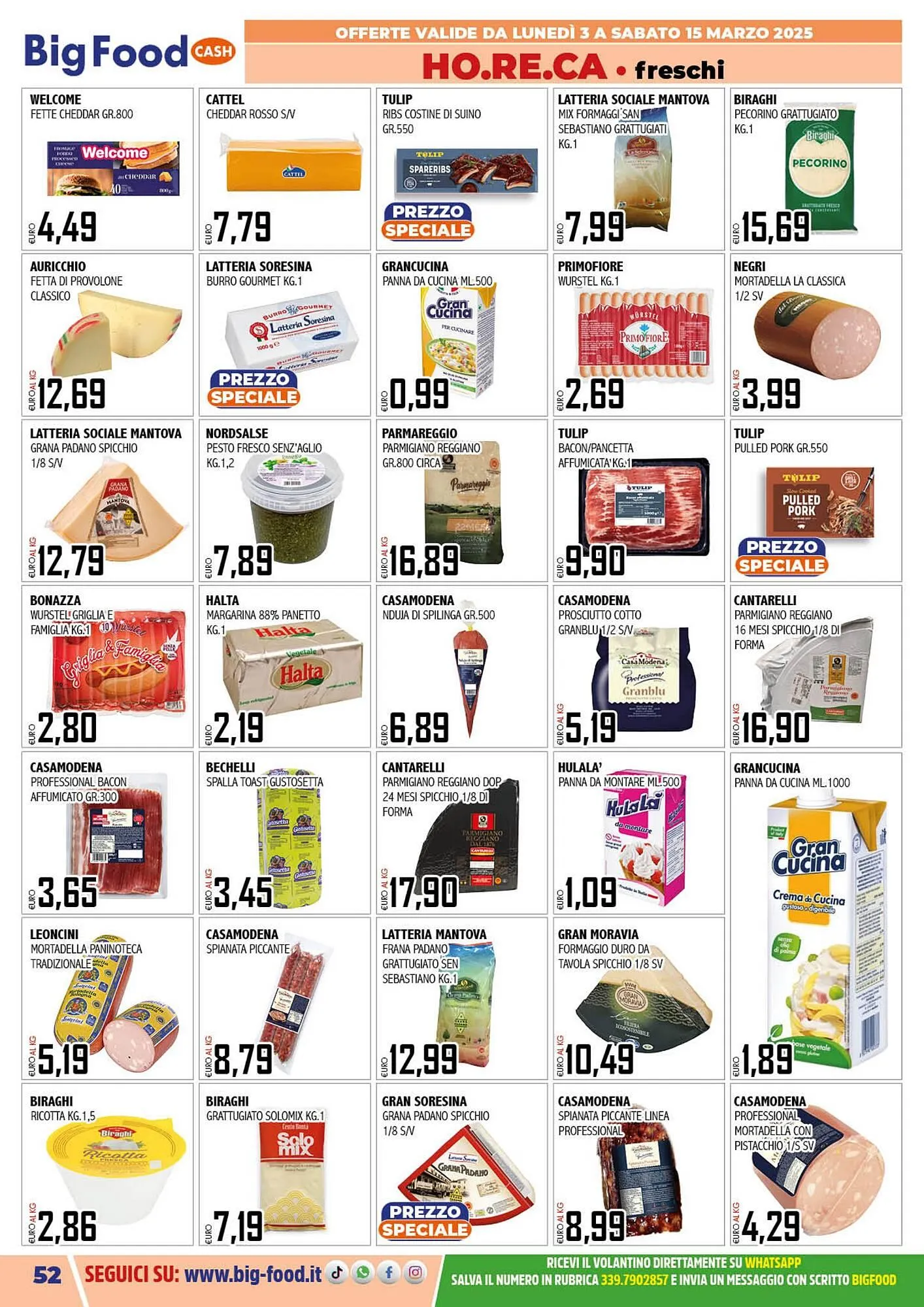 Volantino Big Food da 3 marzo a 15 marzo di 2025 - Pagina del volantino 52