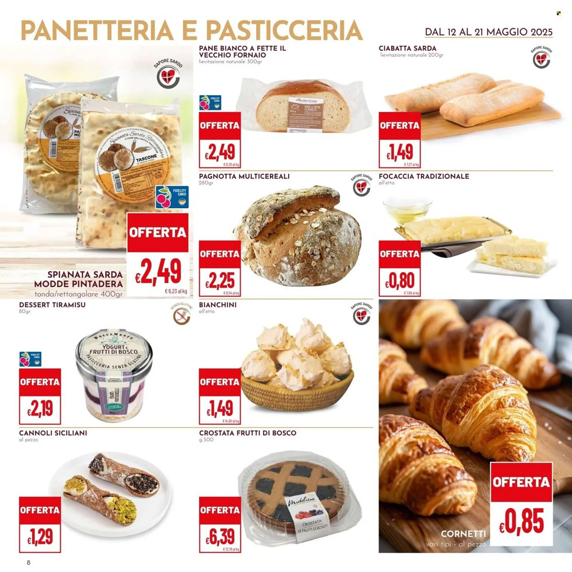 Volantino Pan da 12 maggio a 21 maggio di 2025 - Pagina del volantino 8