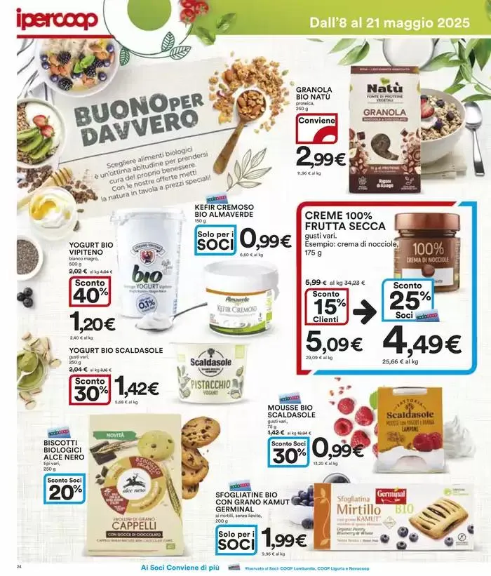 Grandi marche 30% 40% 50% da 8 maggio a 21 maggio di 2025 - Pagina del volantino 24