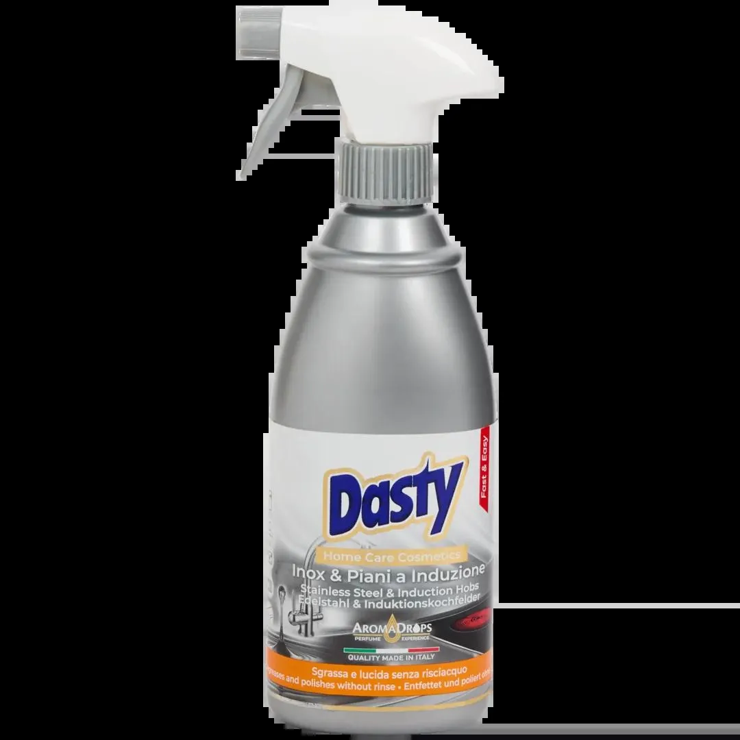 Detergente per acciaio inox e piastre a induzione Dasty