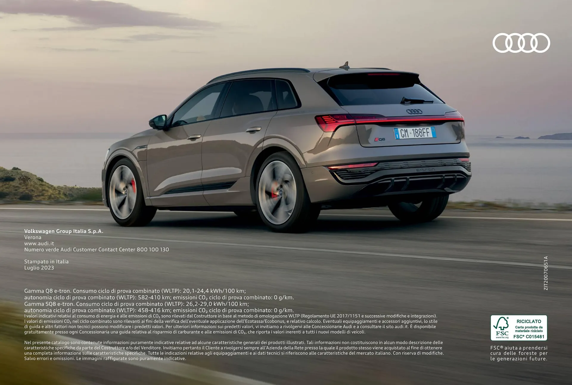 Volantino Audi Q8 e-tron da 9 gennaio a 21 dicembre di 2024 - Pagina del volantino 20