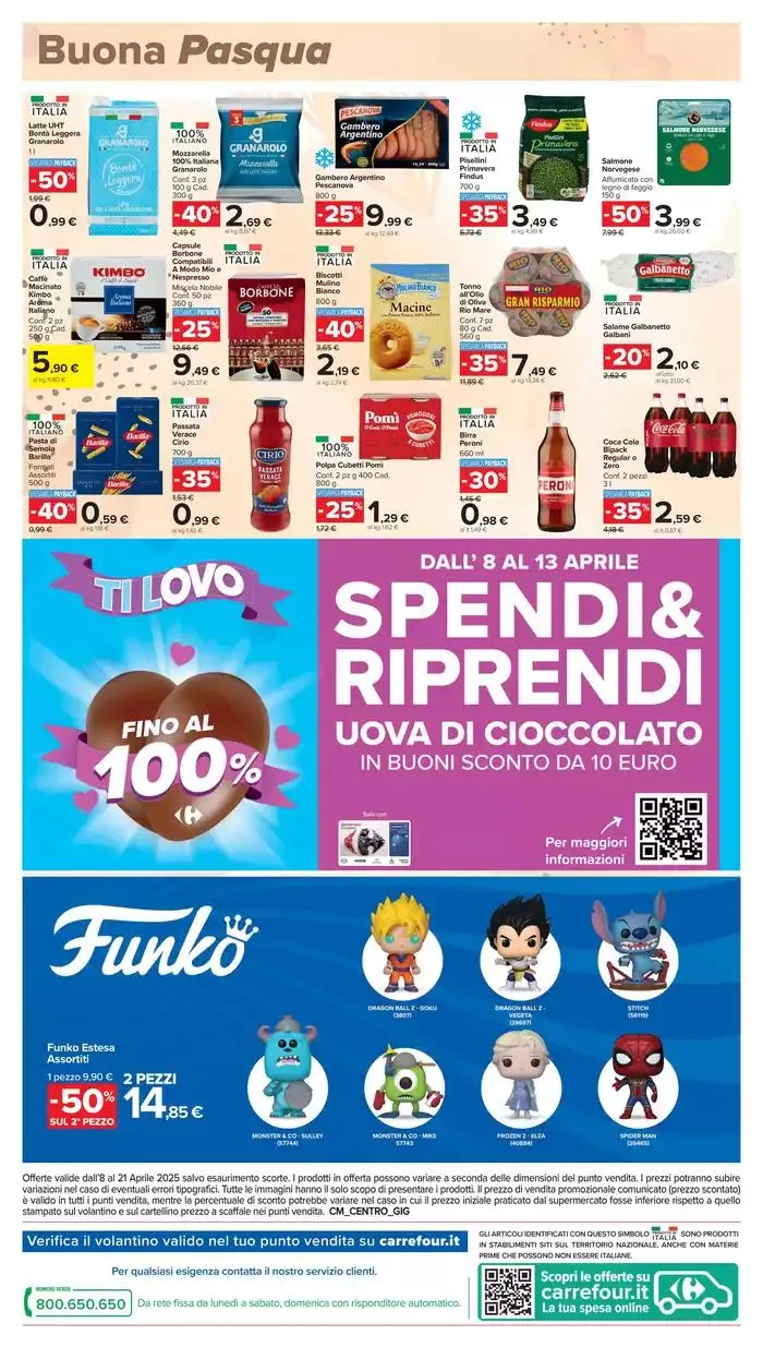 Sconti di pasqua da 8 aprile a 21 aprile di 2025 - Pagina del volantino 40