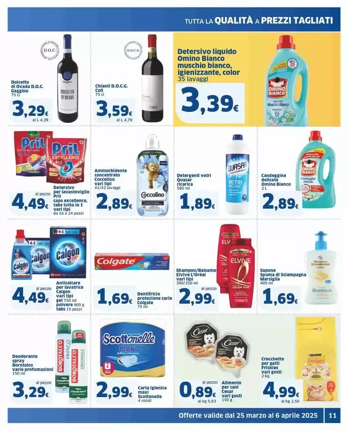 Primavera di risparmio , Ok Sigma da 25 marzo a 6 aprile di 2025 - Pagina del volantino 11