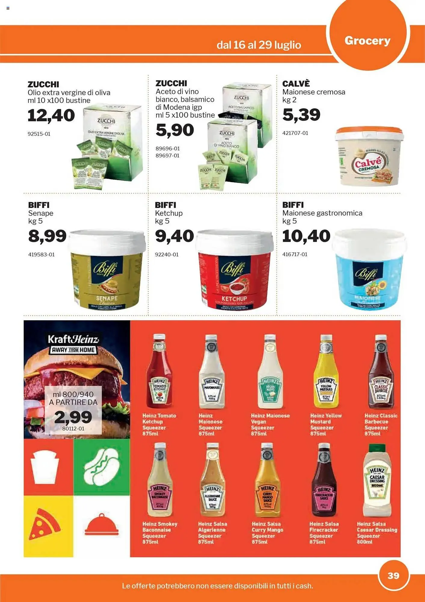 Volantino GrosMarket da 16 luglio a 29 luglio di 2025 - Pagina del volantino 39