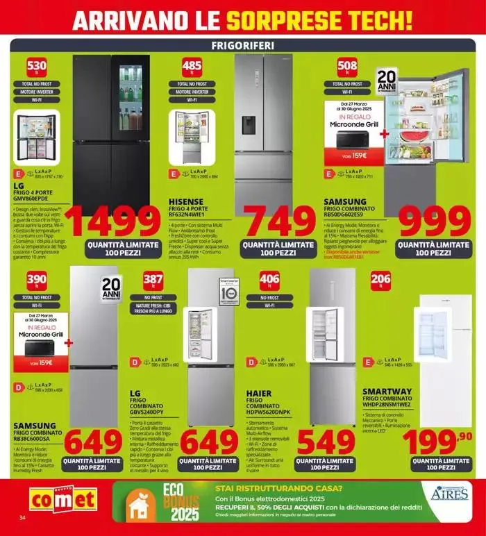 Sorprese tech da Comet! da 17 aprile a 28 aprile di 2025 - Pagina del volantino 34