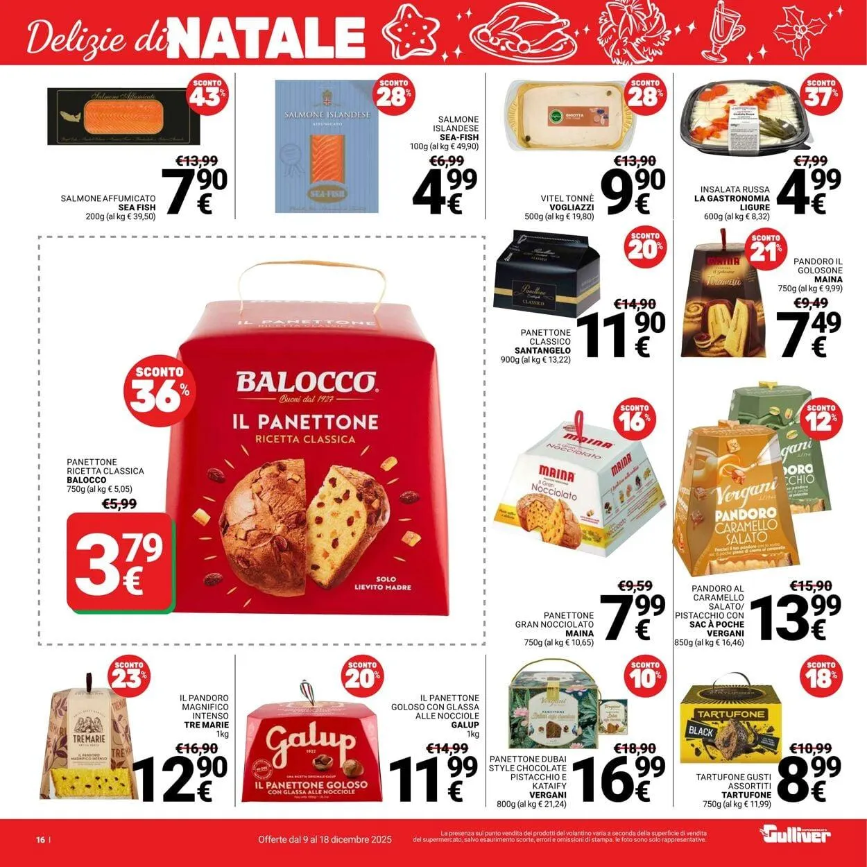 Gulliver Volantino attuale da 9 dicembre a 18 dicembre di 2025 - Pagina del volantino 16