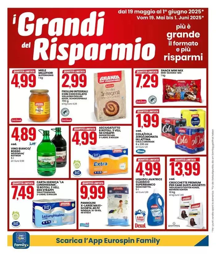I Grandi del risparmio da 19 maggio a 1 giugno di 2025 - Pagina del volantino 4