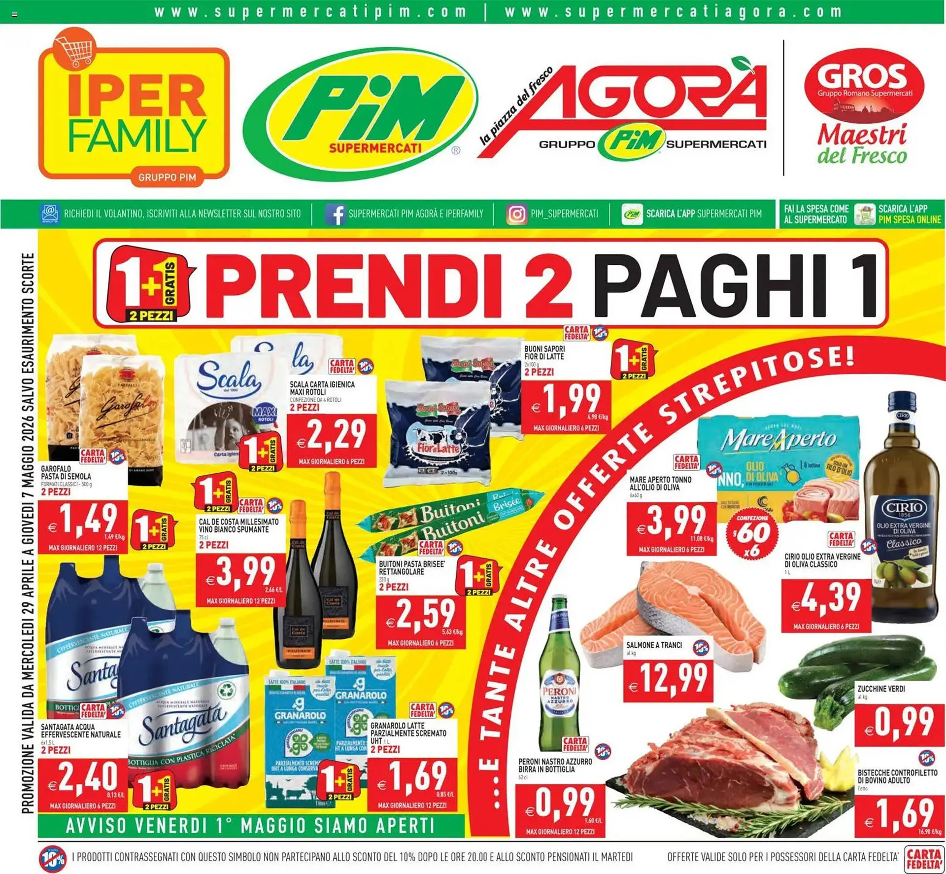 Volantino Pim Supermercati da 29 aprile a 7 maggio di 2026 - Pagina del volantino 1