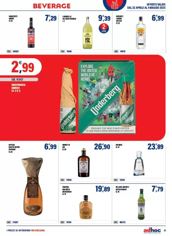 Offerte valide dal 22 aprile al 4 maggio da 22 aprile a 4 maggio di 2025 - Pagina del volantino 21