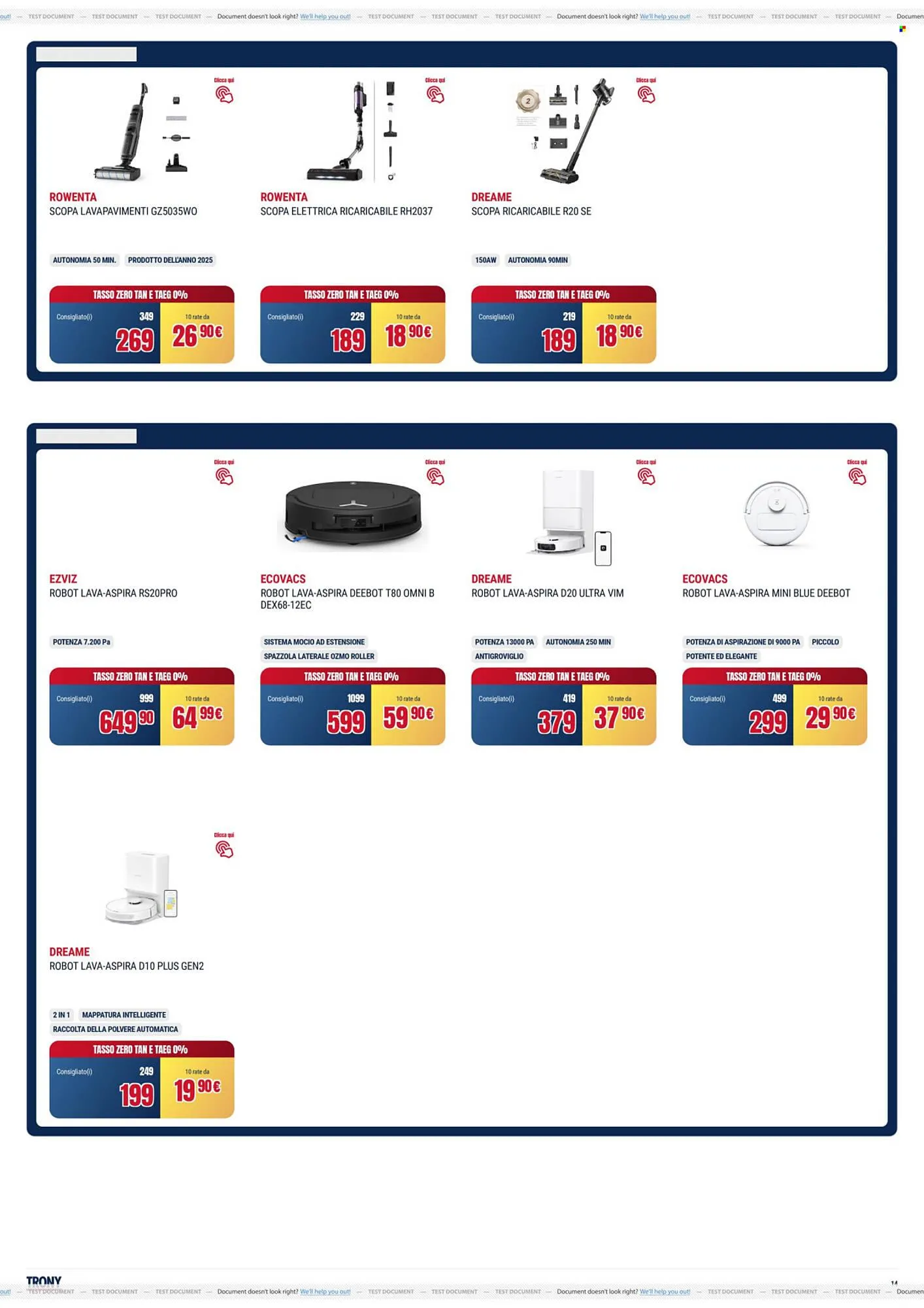 Volantino Trony da 5 febbraio a 18 febbraio di 2026 - Pagina del volantino 14