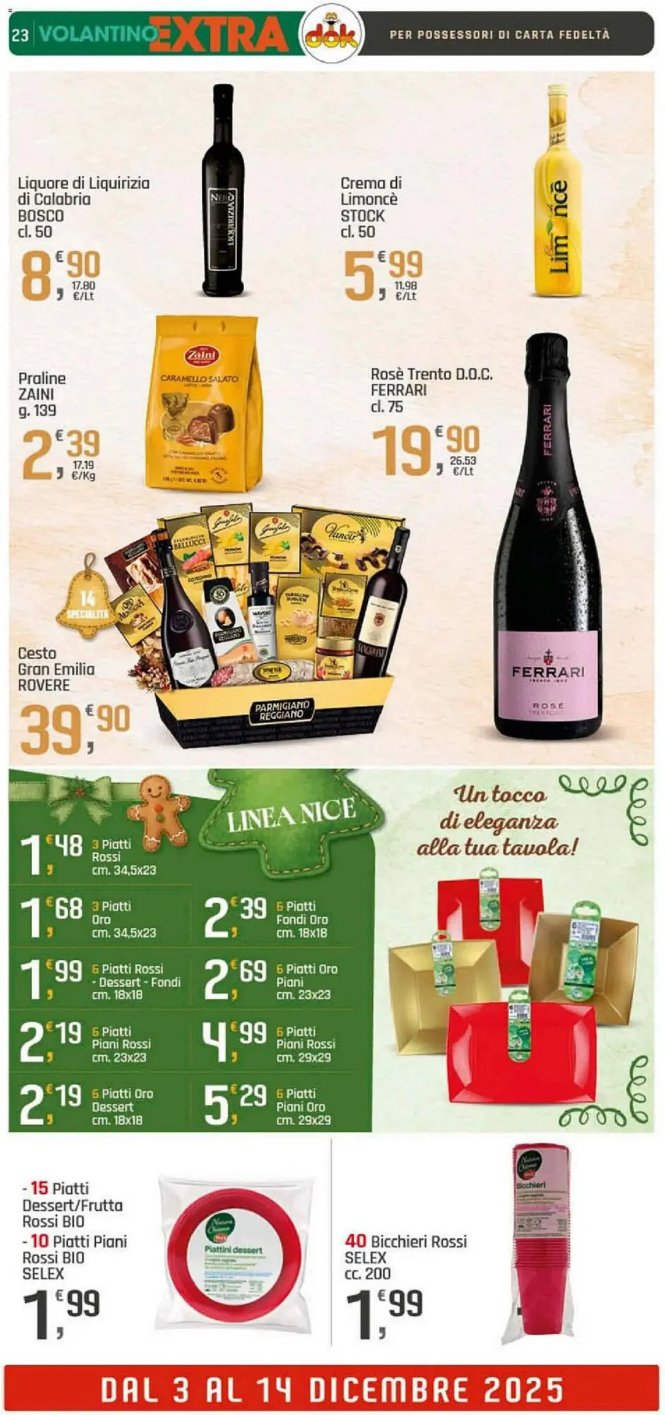 Volantino Supermercati Dok da 3 dicembre a 14 dicembre di 2025 - Pagina del volantino 23