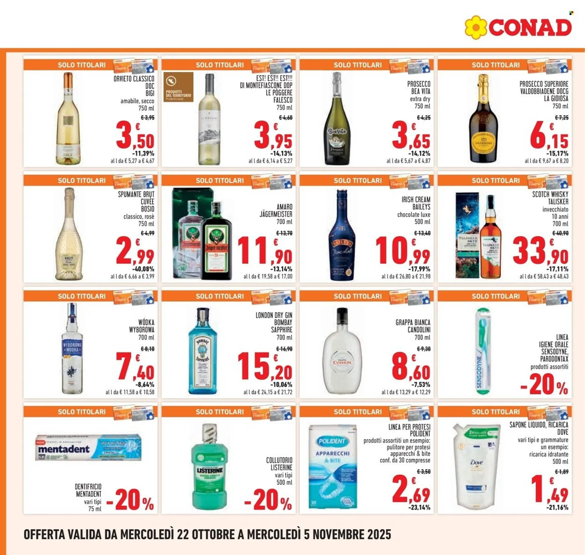 Volantino Conad da 22 ottobre a 5 novembre di 2025 - Pagina del volantino 22