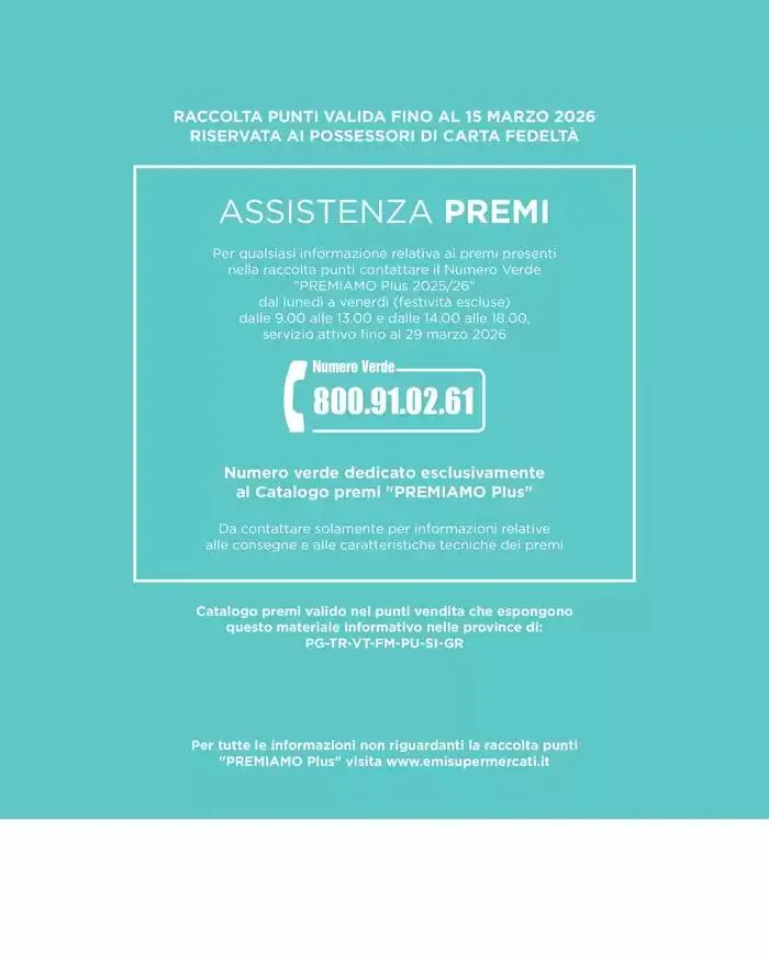 Catalogo Premi 2025 da 18 marzo a 15 marzo di 2026 - Pagina del volantino 52