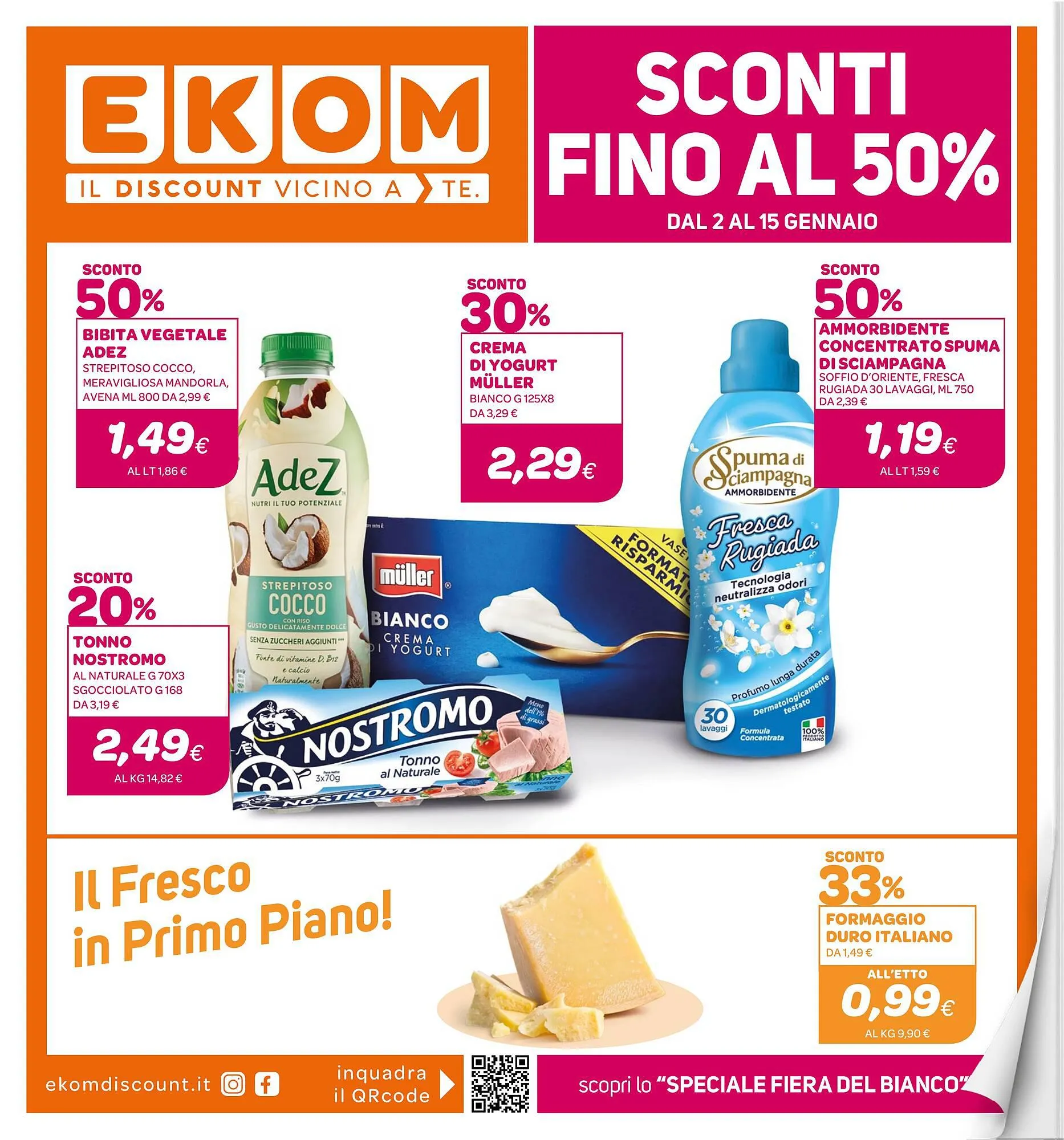 Volantino Ekom da 2 gennaio a 15 gennaio di 2024 - Pagina del volantino 1