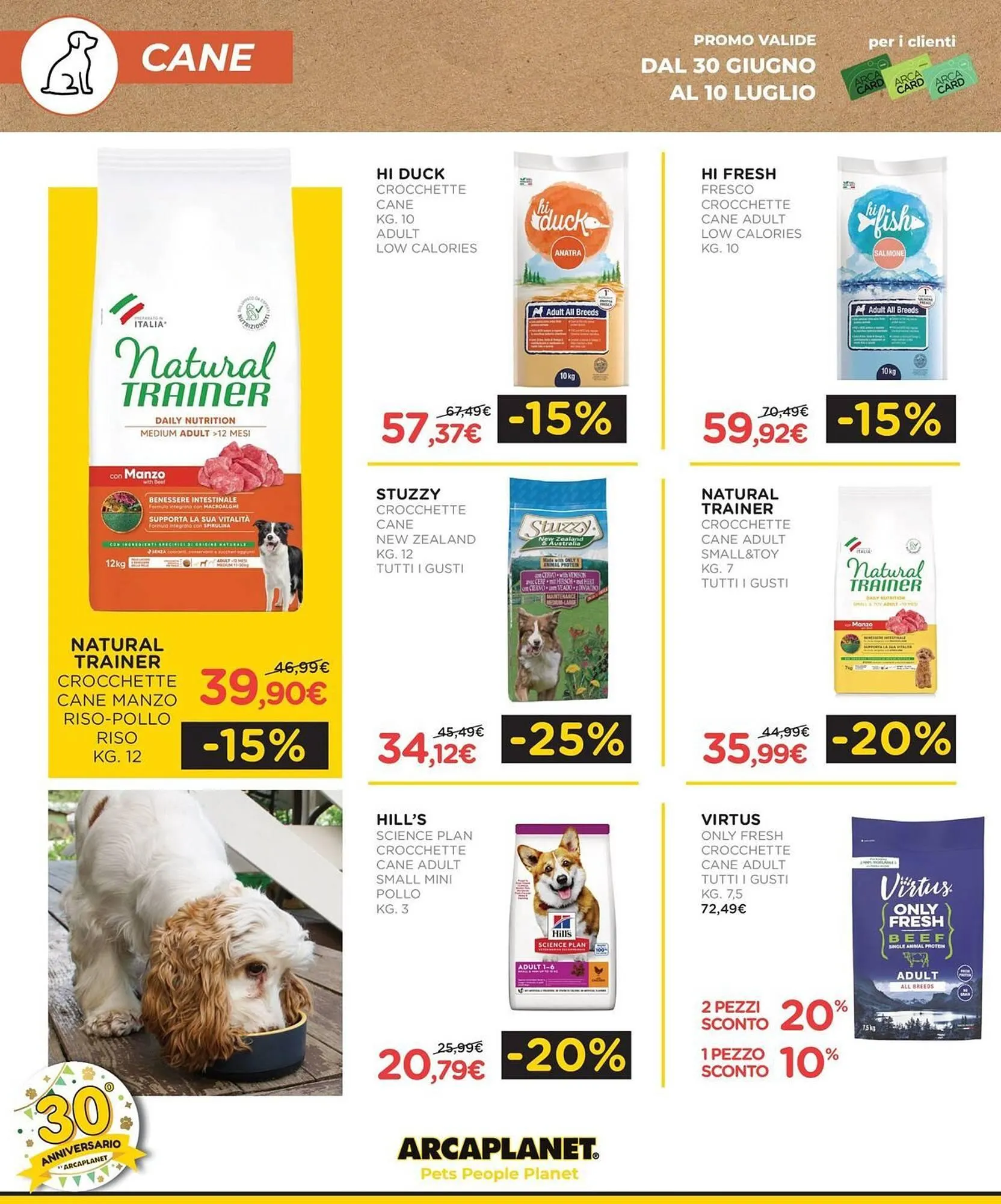 Volantino Arcaplanet da 30 giugno a 20 luglio di 2025 - Pagina del volantino 10