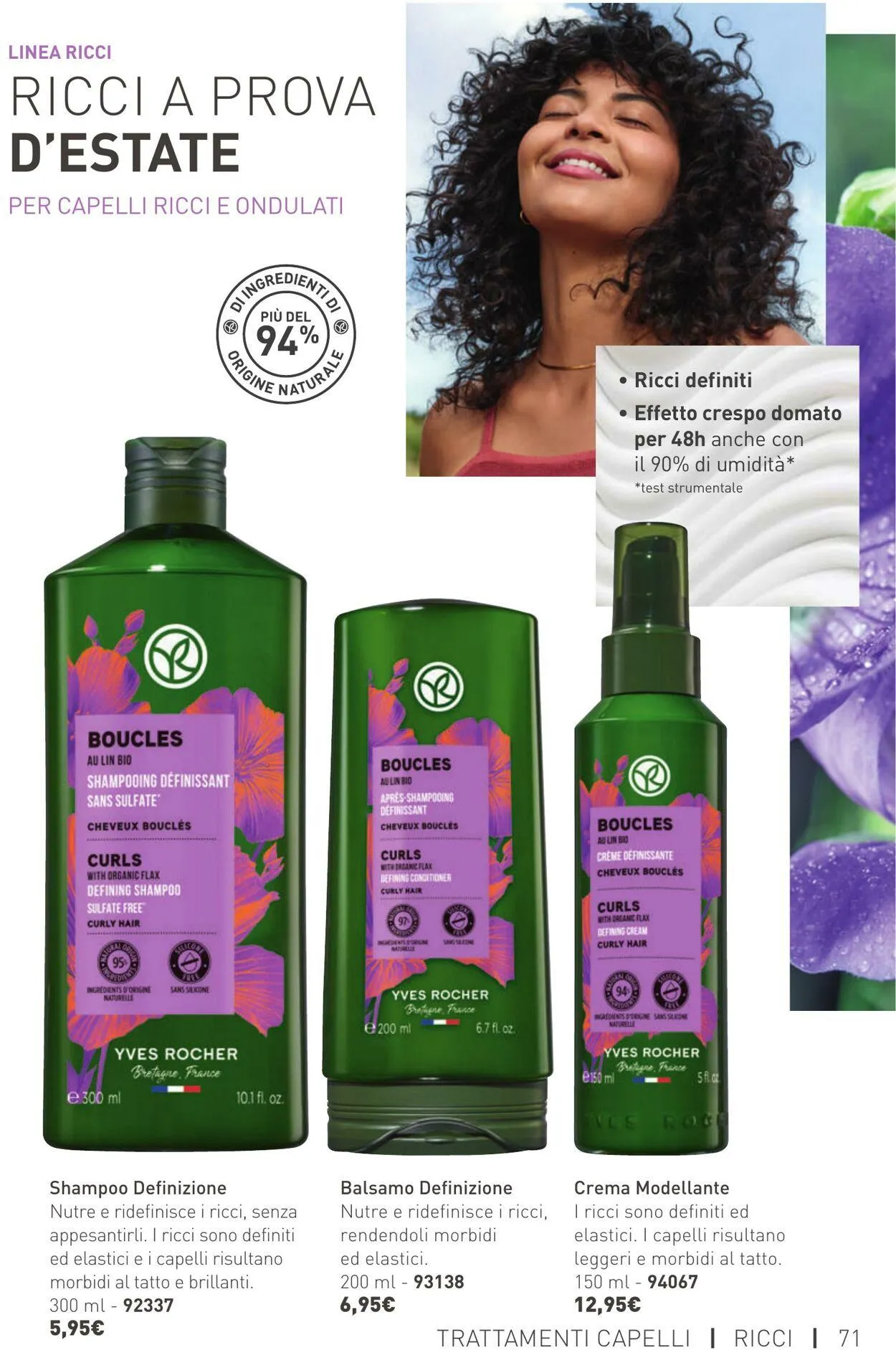 Yves Rocher Volantino attuale da 7 novembre a 21 novembre di 2024 - Pagina del volantino 71