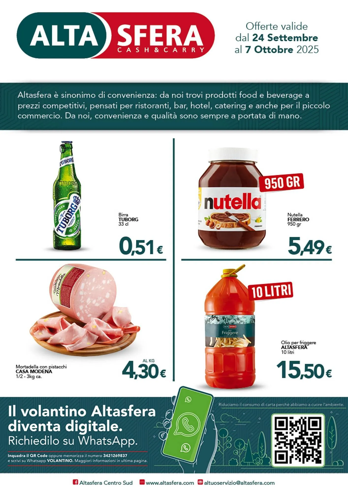Volantino Altasfera da 24 settembre a 7 ottobre di 2025 - Pagina del volantino 1