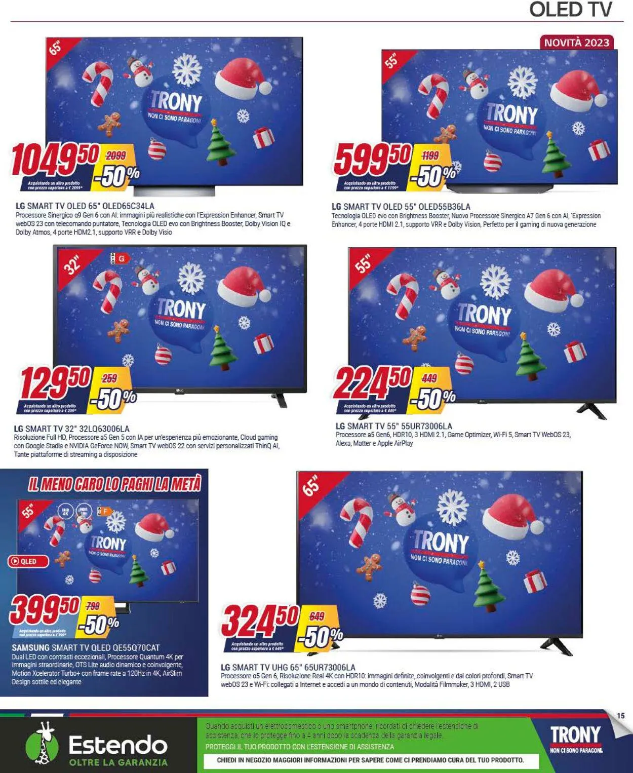 Trony - Palermo Volantino attuale da 30 novembre a 24 dicembre di 2023 - Pagina del volantino 15
