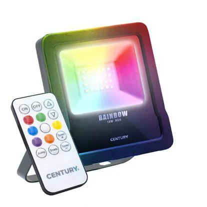 Proiettore LED Rainbow 10W Nero RGB dimmerabile