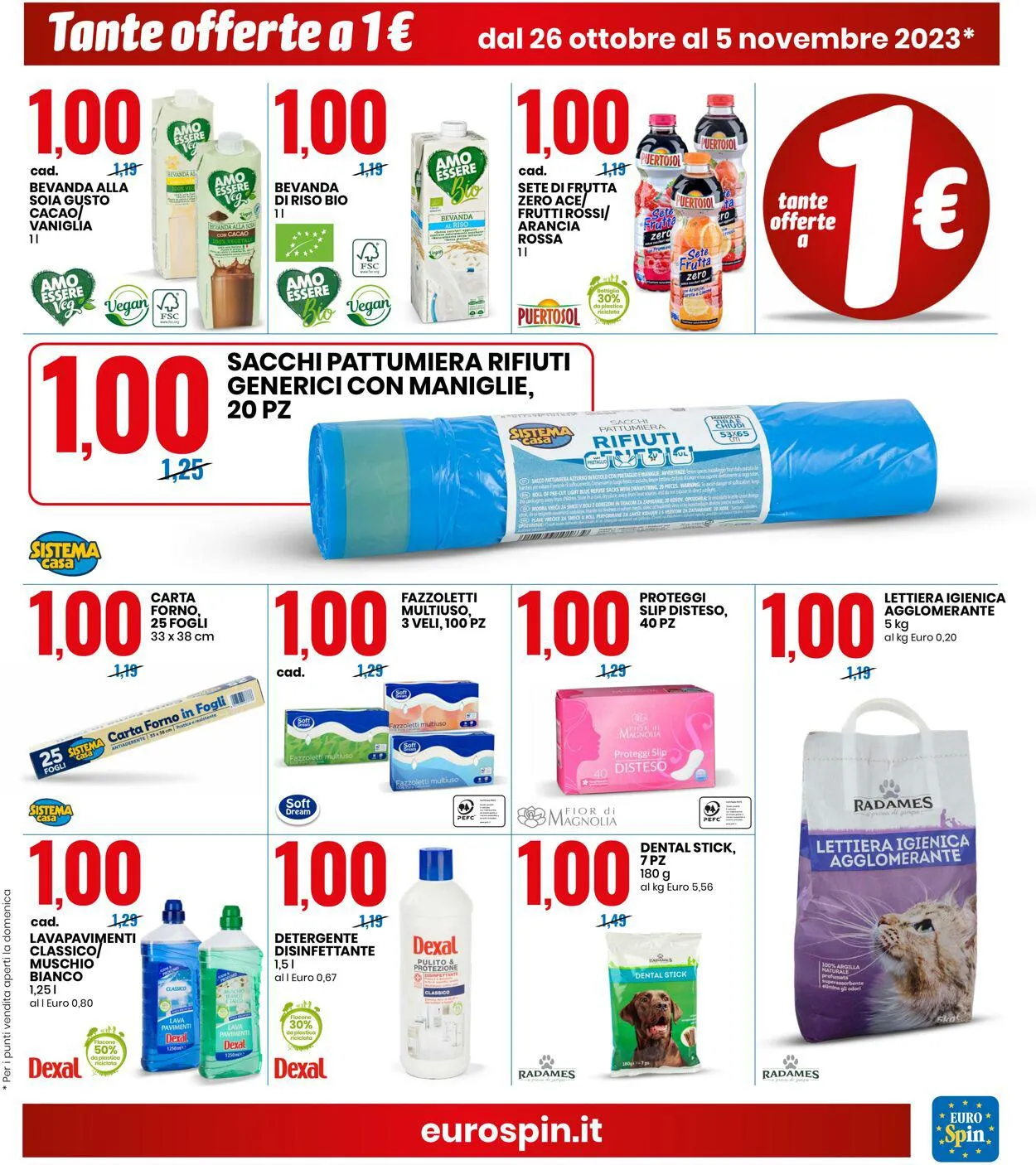 EURO Spin Volantino attuale da 2 novembre a 12 novembre di 2023 - Pagina del volantino 5