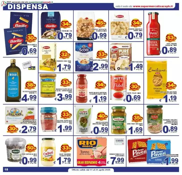 Buona Pasqua da 11 aprile a 21 aprile di 2025 - Pagina del volantino 18