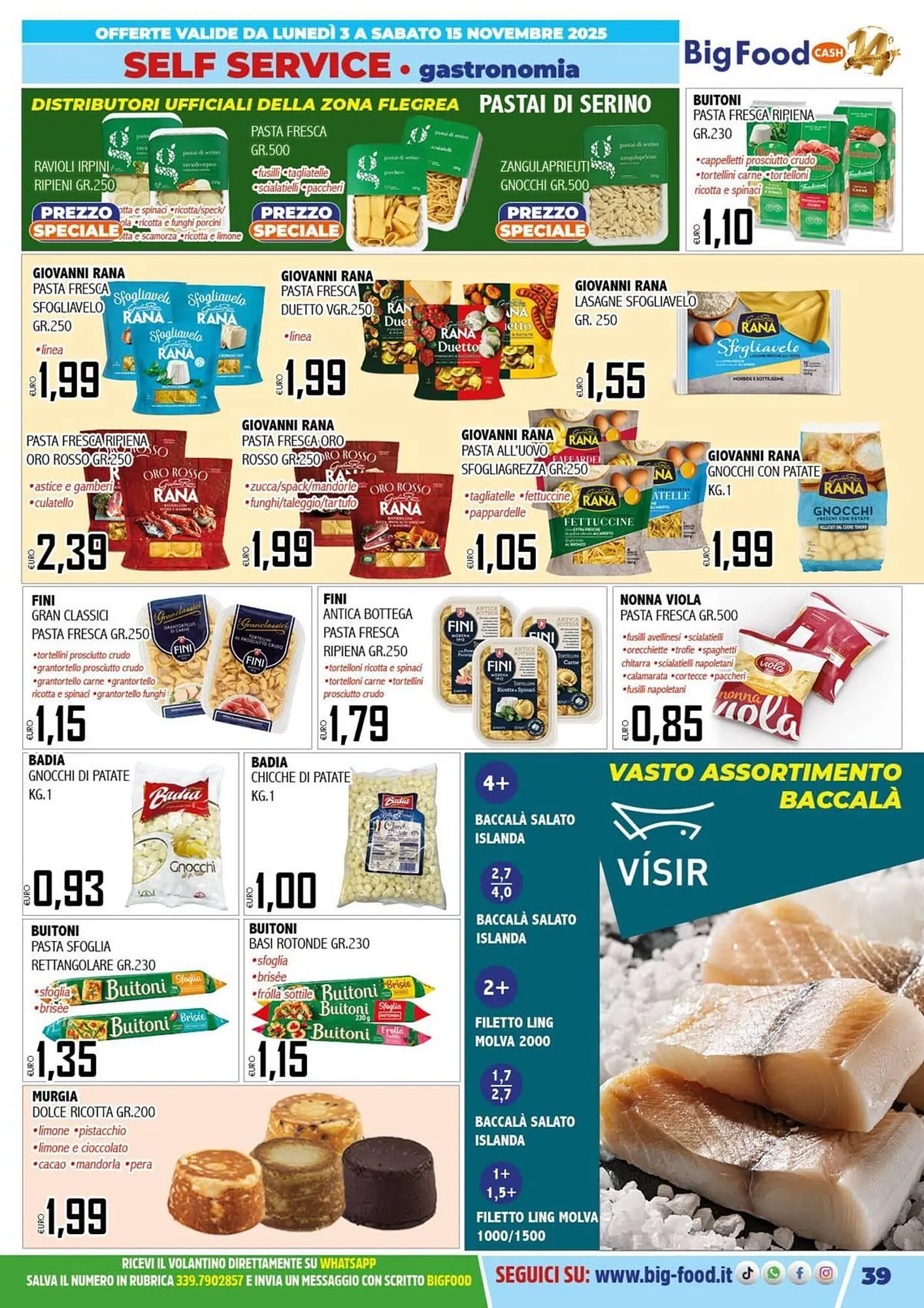 Volantino Big Food da 3 novembre a 15 novembre di 2025 - Pagina del volantino 39