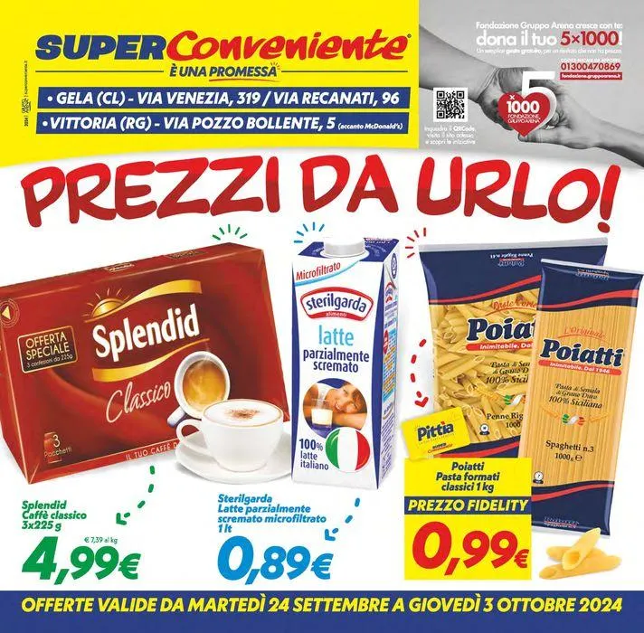 Prezzi da urlo! da 24 settembre a 3 ottobre di 2024 - Pagina del volantino 1