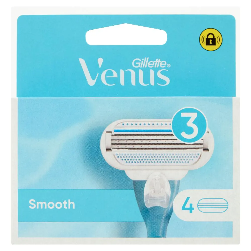 Gillette Venus Smooth Lame per Rasoio da Donna 4 Ricariche