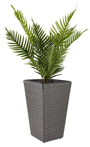 Planter basket BLOMMOR W31xL31xH50 grey