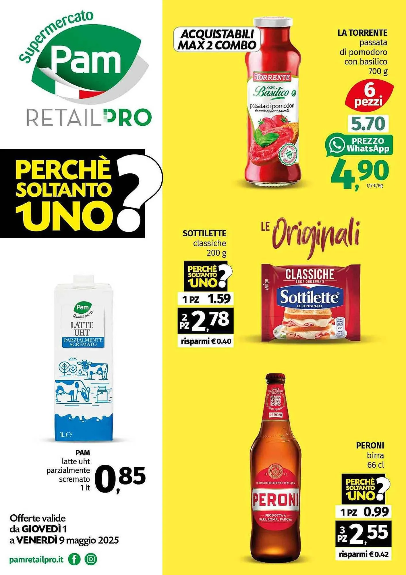 Volantino Pam da 2 maggio a 9 maggio di 2025 - Pagina del volantino 1