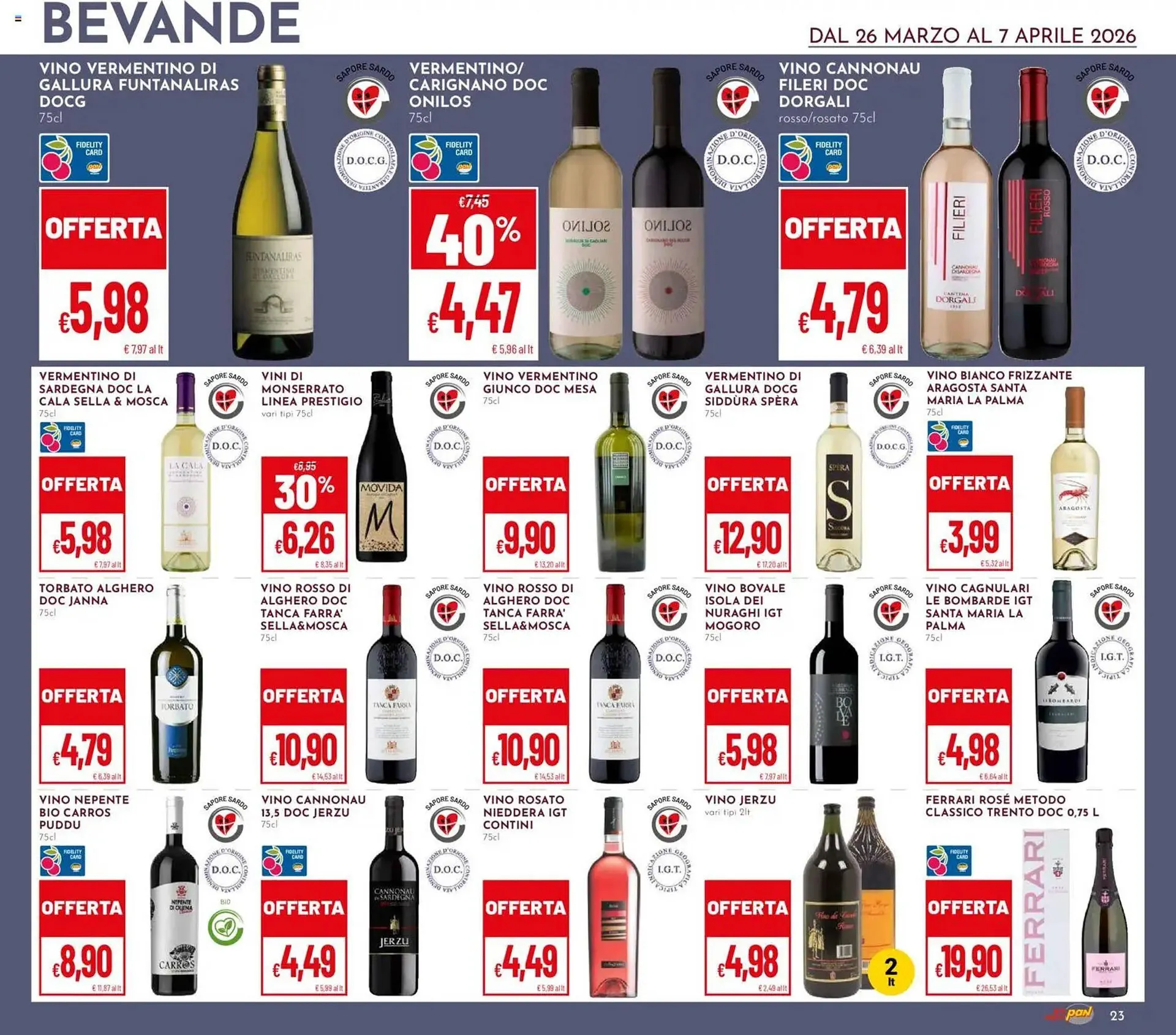 Volantino Pan da 26 marzo a 7 aprile di 2026 - Pagina del volantino 23