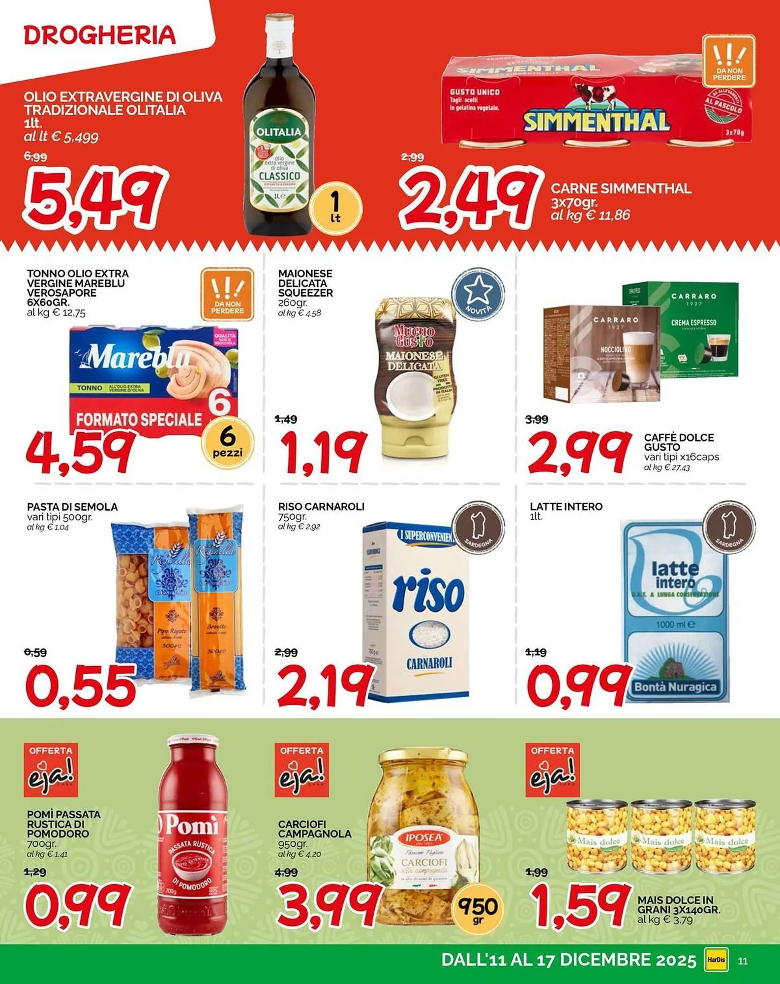 Volantino Hardis da 11 dicembre a 17 dicembre di 2025 - Pagina del volantino 11