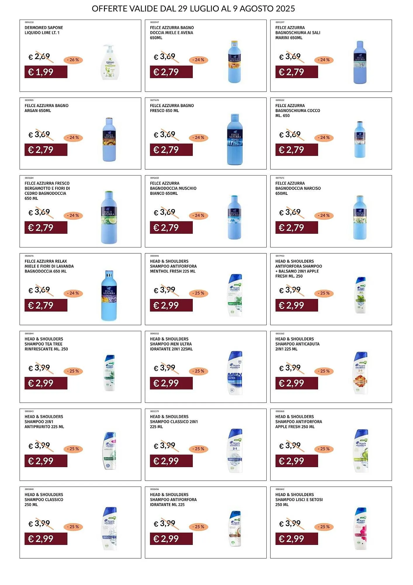 Volantino Prezzemolo e Vitale da 29 luglio a 9 agosto di 2025 - Pagina del volantino 37