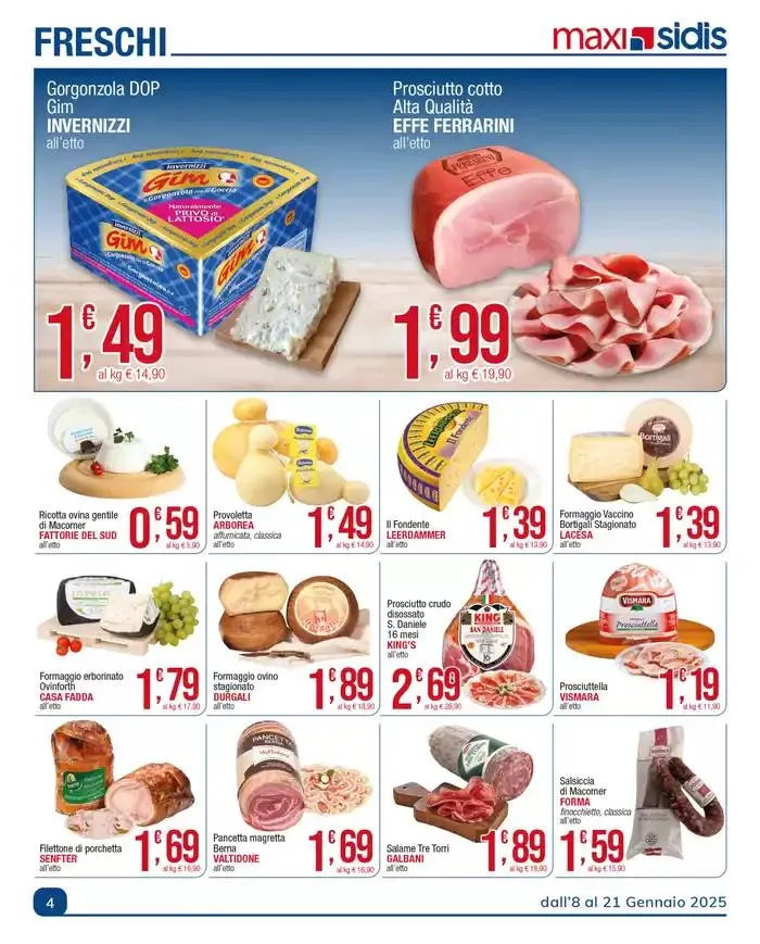 Il piacere di fare la spesa da 7 gennaio a 21 gennaio di 2025 - Pagina del volantino 4