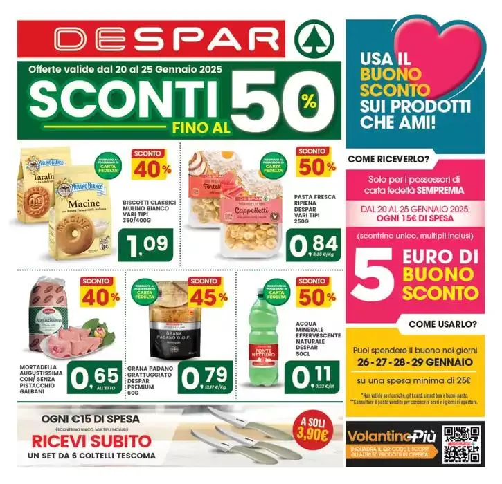 Sconti fino al 50% da 20 gennaio a 25 gennaio di 2025 - Pagina del volantino 1