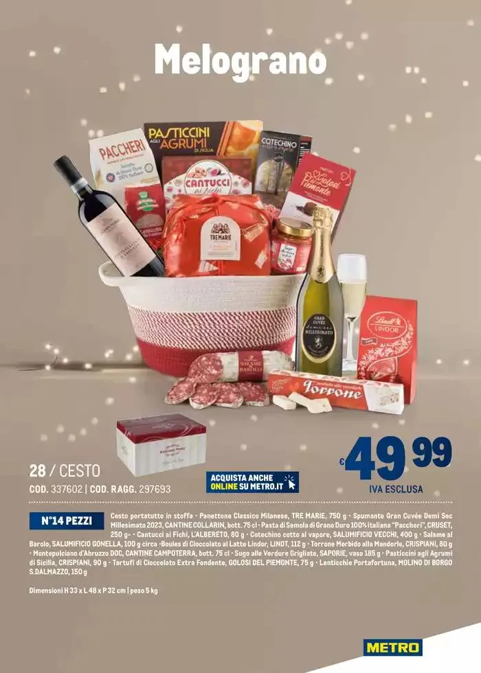 Cesti di Natale Ridotto da 4 novembre a 31 dicembre di 2024 - Pagina del volantino 21