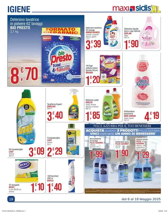 Il piacere di fare la spesa da 5 maggio a 18 maggio di 2025 - Pagina del volantino 19