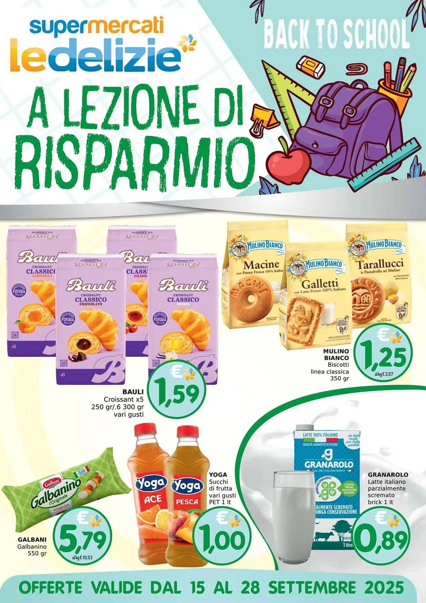 Volantino Le Delizie del Sud da 15 settembre a 28 settembre di 2025 - Pagina del volantino 1