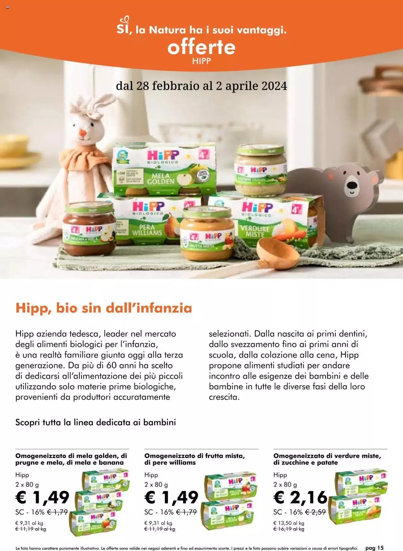 Volantino Natura Sì da 28 febbraio a 2 aprile di 2024 - Pagina del volantino 15
