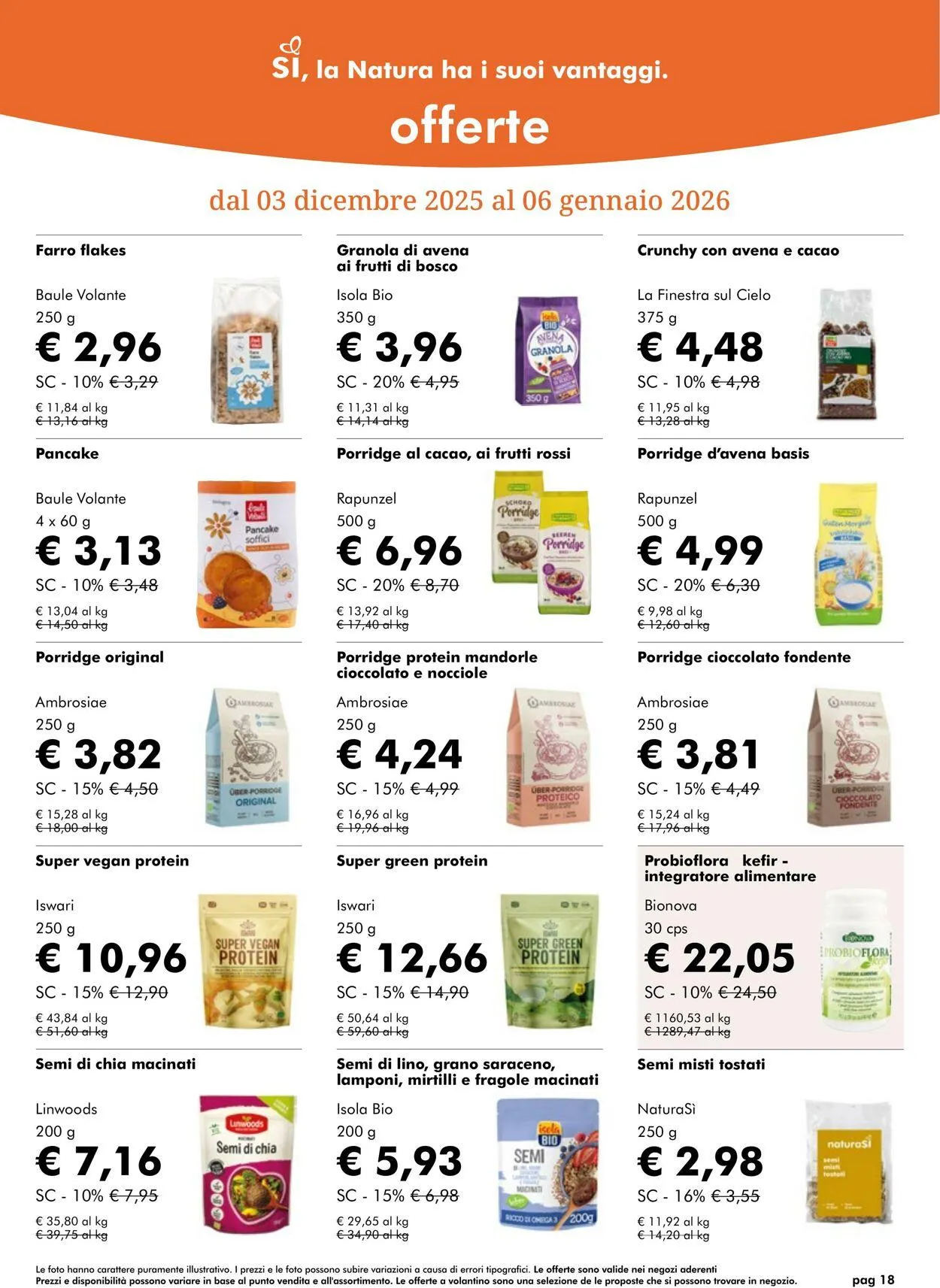 Natura Sì Volantino attuale da 15 gennaio a 29 gennaio di 2026 - Pagina del volantino 18