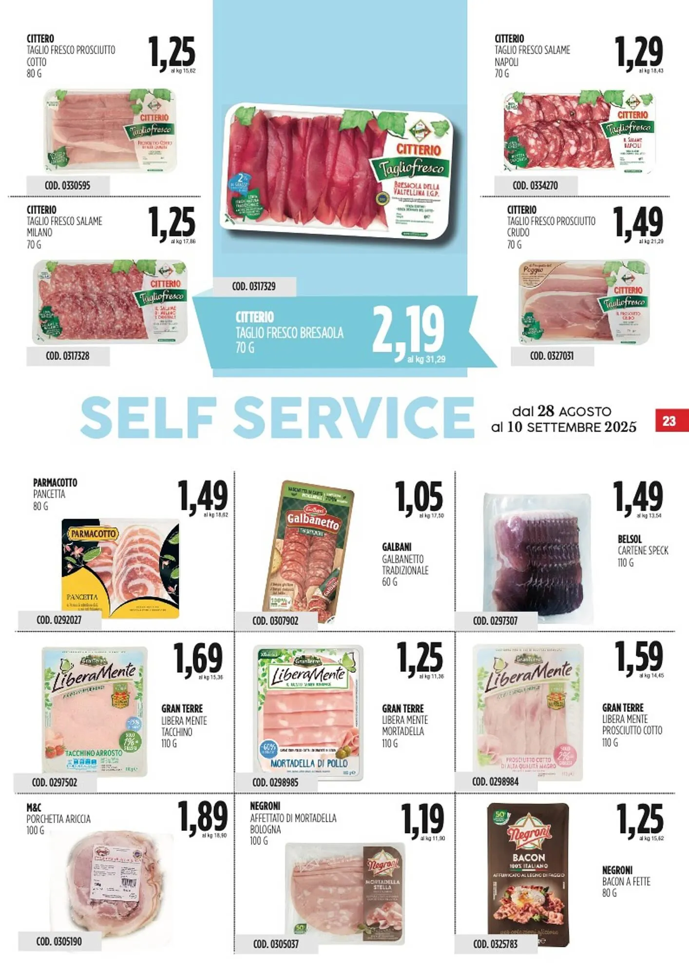 Volantino Carico Cash & Carry da 28 agosto a 10 settembre di 2025 - Pagina del volantino 23